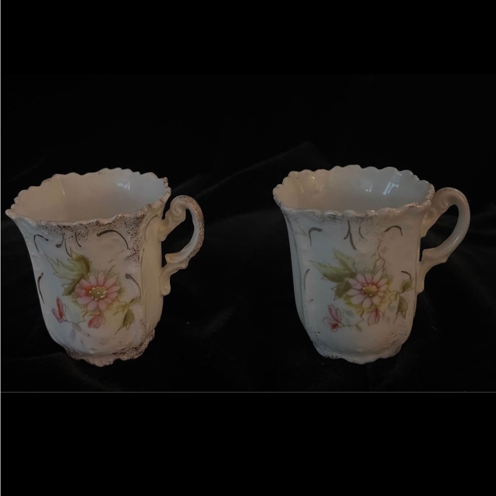 1890 to 1910 RS Reinhold Schlegelmilch (2) Demitasse Cups